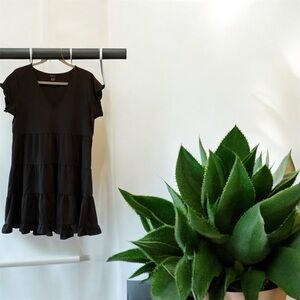 Black Midi Dress